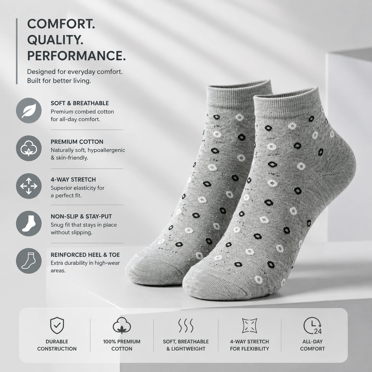 cotton socks, premium cotton socks, men's cotton socks, ankle socks, short socks, breathable socks, comfortable socks, casual socks, daily wear socks, soft cotton socks, lightweight socks, stretchable socks, premium socks, men's ankle socks, cotton ankle socks, black socks, grey socks, navy blue socks, dress socks, office socks, buy cotton socks online, best cotton socks, premium ankle socks, men's socks online, comfortable socks for men, breathable cotton socks, everyday socks, affordable socks, quality cotton socks, soft ankle socks, men's fashion socks, cotton sports socks, lightweight ankle socks, premium casual socks, cotton dress socks, stylish socks for men, durable cotton socks, stretch fit socks, high quality socks, comfortable everyday socks, best cotton ankle socks for men, premium breathable cotton socks, comfortable daily wear socks, soft and breathable ankle socks, lightweight cotton socks for summer, men's premium cotton ankle socks, high quality casual socks, moisture absorbing cotton socks, odor resistant cotton socks, stretchable cotton socks for men, comfortable office wear socks, premium fashion ankle socks, soft cotton socks for daily use, breathable socks for hot weather, lightweight casual cotton socks, stylish ankle socks for men, premium black ankle socks, premium grey cotton socks, navy blue cotton ankle socks, men's comfortable cotton socks, socks online Bangladesh, men's socks Bangladesh, cotton socks Bangladesh, premium socks Bangladesh, ankle socks Bangladesh, buy socks online Bangladesh, men's fashion accessories, comfortable socks online, premium cotton socks Bangladesh, quality men's socks, everyday cotton socks, casual wear socks, office wear socks, men's wardrobe essentials, breathable fashion socks, lightweight cotton socks, premium daily wear socks, cotton rich socks, men's casual fashion, premium hosiery, cotton hosiery, men's hosiery, fashion socks, luxury socks, premium knit socks, elastic socks, stretch socks, odor control socks, moisture wicking socks, soft touch socks, skin friendly socks, premium fabric socks, quality knit socks, durable ankle socks, comfortable footwear accessories, men's apparel accessories, casual fashion accessories, premium lifestyle products, everyday comfort socks, modern men's socks, best socks for men, buy premium socks, buy ankle socks online, premium cotton socks for men, comfortable socks online, best breathable socks, quality men's socks online, affordable premium socks, stylish cotton socks, premium casual socks online, best everyday socks, cotton socks sale, men's socks offer, socks online shopping, premium hosiery products, comfortable fashion socks, breathable ankle socks online, luxury cotton socks, men's cotton hosiery, premium sock collection, black cotton ankle socks, grey cotton ankle socks, navy cotton socks, white cotton socks, charcoal cotton socks, men's black socks, men's grey socks, men's navy socks, men's white socks, plain cotton socks, solid color socks, premium black socks, premium navy socks, premium grey socks, soft black socks, comfortable black socks, breathable black socks, casual black socks, office black socks, premium everyday socks, cotton ankle socks for office, cotton ankle socks for casual wear, cotton socks for daily use, men's fashion cotton socks, premium cotton hosiery, men's premium hosiery, comfortable cotton hosiery, breathable cotton hosiery, luxury men's socks, everyday men's socks, premium ankle sock collection, cotton fashion accessories, stylish men's accessories, men's wardrobe accessories, premium knit ankle socks, durable fashion socks, cotton comfort socks, premium soft socks, premium breathable socks, lightweight breathable socks, moisture wicking cotton socks, anti odor cotton socks, premium office socks, comfortable office socks, stylish office socks, casual office socks, breathable office socks, men's cotton footwear accessories, premium apparel accessories, everyday casual socks, fashionable men's socks, classic cotton socks, modern cotton socks, elegant men's socks, premium quality ankle socks, men's premium accessories, premium comfort wear, breathable daily wear socks, men's cotton essentials, premium cotton essentials, stylish casual socks, lightweight fashion socks, men's comfortable fashion socks, premium black ankle socks for men, premium grey ankle socks for men, premium navy ankle socks for men, cotton socks for all seasons, breathable socks for summer, comfortable socks for winter, casual cotton socks for men, office wear cotton socks, luxury ankle socks, premium comfort socks, men's designer socks, fashionable ankle socks, quality ankle socks, soft premium cotton socks, premium men's ankle socks, best casual socks for men, best office socks for men, high quality ankle socks, premium cotton socks online, buy men's socks online Bangladesh, best socks Bangladesh, ankle socks online Bangladesh, premium ankle socks Bangladesh, comfortable men's socks Bangladesh, breathable men's socks Bangladesh, stylish men's socks Bangladesh, luxury socks Bangladesh, premium hosiery Bangladesh, cotton hosiery Bangladesh, men's fashion Bangladesh, casual fashion Bangladesh, office fashion accessories, men's lifestyle accessories, daily wear fashion accessories, premium wardrobe essentials, cotton apparel accessories, men's fashion essentials, comfortable lifestyle products, premium comfort accessories, breathable lifestyle products, men's cotton accessories, high quality fashion accessories, everyday essentials for men, stylish wardrobe essentials, premium clothing accessories, casual wear accessories, office wear accessories, premium daily essentials, comfortable daily essentials, breathable daily essentials, luxury daily wear, men's premium daily wear, quality lifestyle accessories, fashionable daily wear socks, cotton comfort wear, premium comfort wear socks, premium ankle socks online, buy cotton ankle socks, best premium socks, men's cotton sock collection, breathable premium socks, comfortable premium socks, luxury cotton ankle socks, quality cotton ankle socks, durable premium socks, men's ankle sock collection, premium cotton fashion socks, stylish cotton ankle socks, men's soft cotton socks, comfortable cotton ankle socks, premium breathable ankle socks, high quality breathable socks, men's everyday comfort socks, premium casual fashion socks, breathable casual socks, cotton socks for office wear, premium socks for daily wear, stylish socks for office, comfortable socks for office, premium fashion accessories for men, men's cotton fashion accessories, luxury fashion socks, everyday fashion socks, premium lifestyle socks, comfortable lifestyle socks, breathable lifestyle socks, stylish lifestyle socks, premium wardrobe socks, men's wardrobe socks, daily wear wardrobe essentials, cotton socks collection, ankle socks collection, premium sock collection Bangladesh, men's sock collection Bangladesh, comfortable sock collection, breathable sock collection, luxury sock collection, fashion sock collection, premium men's fashion socks, quality men's fashion socks, stylish men's fashion socks, casual men's fashion socks, office men's fashion socks.