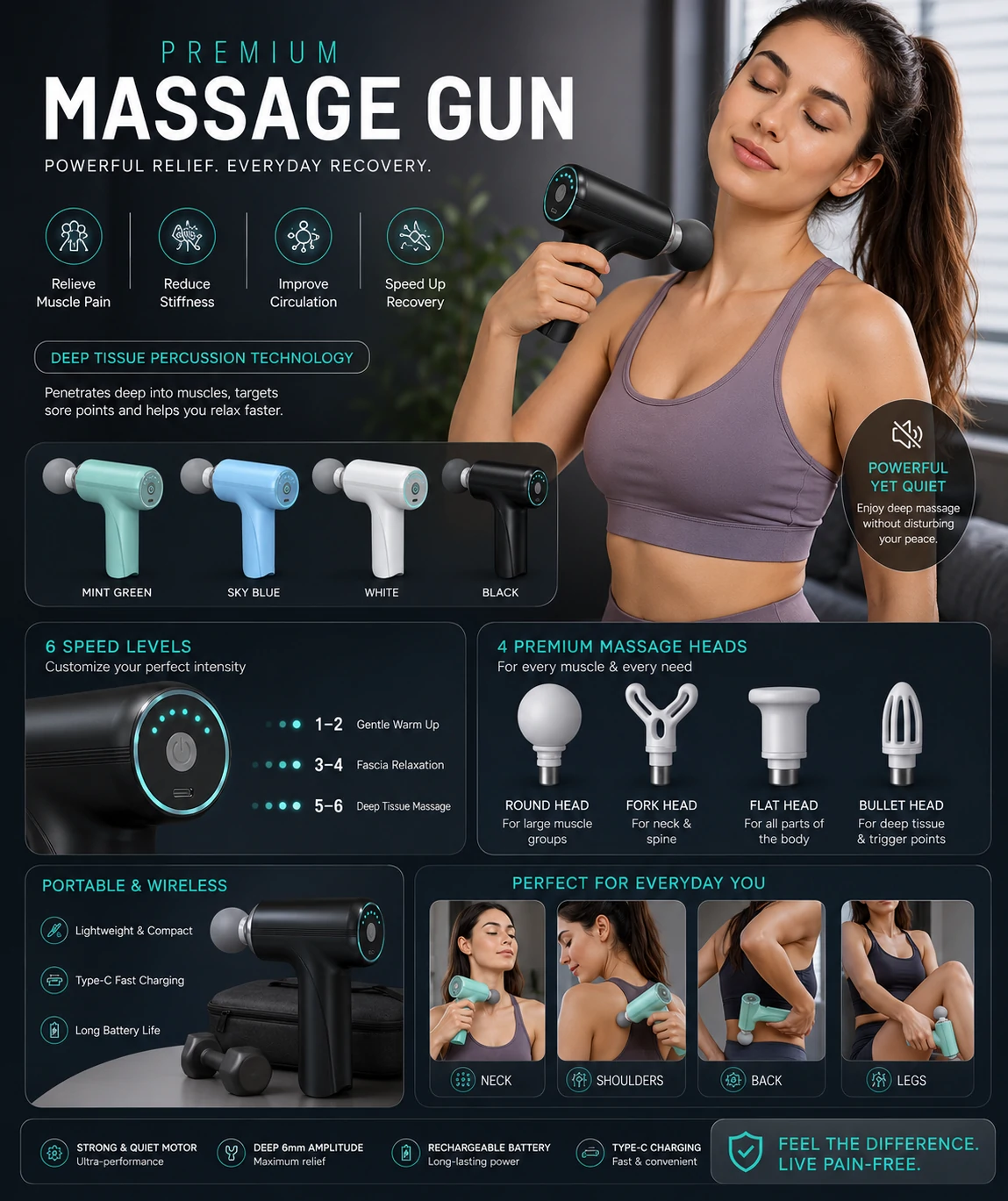 massage gun, premium massage gun, mini massage gun, deep tissue massage gun, cordless massage gun, portable massage gun, electric massage gun, muscle massage gun, body massager, handheld massager, percussion massage gun, muscle recovery gun, therapy massage gun, rechargeable massage gun, professional massage gun, sports massage gun, fitness recovery massage gun, neck massager, shoulder massager, back massager, leg massager, deep muscle massager, muscle pain relief, pain relief massager, vibration massager, percussion therapy, muscle recovery device, gym recovery tool, workout recovery massage gun, massage machine, body therapy massager, muscle relaxation device, portable body massager, silent massage gun, quiet massage gun, high power massage gun, rechargeable body massager, USB charging massage gun, Type C massage gun, lithium battery massage gun, wireless massager, muscle therapy device, fascia massage gun, trigger point massage gun, muscle stimulator, personal massager, home massage device, premium body massager, deep tissue therapy, sports recovery tool, body relaxation machine, neck pain relief, shoulder pain relief, back pain relief, leg pain relief, muscle soreness relief, office worker massager, gym equipment recovery, fitness accessories, physiotherapy massager, recovery massage device, ergonomic massage gun, lightweight massage gun, compact massage gun, travel massage gun, massage gun Bangladesh, best massage gun, original massage gun, imported massage gun, premium quality massage gun, massage gun online, buy massage gun online, massage gun price in Bangladesh, muscle recovery equipment, gym recovery accessory, electric body massager, vibration therapy massager, deep tissue therapy gun, percussion therapy gun, body care products, wellness products, health care device, personal care products, sports recovery equipment, pain relief device, muscle pain treatment, neck shoulder back massager, massage gun for athletes, massage gun for gym lovers, massage gun for office workers, massage gun for runners, massage gun for fitness enthusiasts, massage gun with 4 heads, massage gun with 6 speeds, Type C charging massager, portable wellness device, muscle relaxation gun, handheld recovery tool, fitness recovery equipment, body recovery device, electric therapy massager, deep muscle therapy, muscle stiffness relief, body relaxation therapy, sports therapy device, premium wellness gadget, modern massage gun, stylish massage gun, black massage gun, white massage gun, blue massage gun, green massage gun, mini body massager, home physiotherapy device, percussion body massager, pain management device, relaxation machine, rechargeable therapy gun, cordless body massager, smart massage gun, powerful massage gun, deep percussion massage gun, premium recovery tool, full body massager, massage therapy device, muscle recovery therapy, body muscle relaxer, wellness recovery equipment, massage accessories, muscle massage machine, home massage therapy, professional recovery gun, sports muscle therapy, relaxation equipment, personal wellness device, advanced massage gun, gym recovery massager, portable therapy gun, electric relaxation device, deep tissue relief, muscle tension relief, fatigue relief massager, stress relief massager, health and wellness products, body care gadget, fitness massage gun, recovery massage machine, rechargeable massager, premium fitness accessory, best body massager, compact recovery device, percussion recovery gun, massage gun gift, wellness gift, fitness gift, body therapy equipment, muscle relaxation equipment, modern wellness tool, massage gun wholesale, massage gun supplier, massage gun importer, massage gun ecommerce, massage gun facebook ads, massage gun online shopping, massage gun cash on delivery, massage gun home delivery, massage gun original product, massage gun premium imported, massage gun rechargeable battery, massage gun Type C fast charging, massage gun pain relief device, massage gun muscle recovery equipment, massage gun sports therapy device, massage gun body relaxation tool, massage gun wellness accessory, massage gun fitness tool, massage gun personal care gadget, massage gun health product, massage gun deep muscle relief, massage gun muscle soreness recovery, massage gun gym recovery equipment, massage gun portable design, massage gun ergonomic handle, massage gun quiet operation, massage gun powerful motor, massage gun long battery life, massage gun deep tissue massage therapy, massage gun trigger point relief, massage gun fascia relaxation, massage gun body pain relief, massage gun neck shoulder relief, massage gun office fatigue relief, massage gun workout recovery, massage gun athlete recovery, massage gun muscle tension treatment, massage gun premium quality product, massage gun original imported product, massage gun best seller, massage gun trending product, massage gun hot selling product, massage gun ecommerce product, massage gun wellness solution, massage gun daily use, massage gun body care solution, massage gun stress relief solution, massage gun fitness recovery solution, massage gun home therapy solution, massage gun portable recovery solution, massage gun advanced therapy solution, massage gun deep relaxation tool, massage gun muscle healing device, massage gun circulation improvement, massage gun recovery technology, massage gun premium design, massage gun compact size, massage gun easy carry, massage gun travel friendly, massage gun modern technology, massage gun innovative design, massage gun best quality, massage gun affordable price, massage gun premium performance, massage gun wellness innovation, massage gun relaxation technology, massage gun health gadget, massage gun fitness gadget, massage gun smart recovery device, massage gun premium lifestyle product, massage gun self care product, massage gun daily wellness tool, massage gun muscle recovery gadget, massage gun deep tissue recovery, massage gun sports performance recovery, massage gun pain management solution, massage gun physical therapy tool, massage gun recovery assistant, massage gun relaxation assistant, massage gun body wellness tool, massage gun health care accessory, massage gun lifestyle gadget, massage gun premium electronic device, massage gun portable electronic massager, massage gun wellness equipment, massage gun recovery equipment, massage gun therapeutic massager, massage gun muscle therapy equipment, massage gun body therapy tool, massage gun professional quality, massage gun durable design, massage gun high performance, massage gun rechargeable wellness device, massage gun compact wellness gadget, massage gun advanced recovery tool, massage gun effective pain relief, massage gun full body recovery, massage gun premium body care, massage gun everyday recovery, massage gun modern wellness solution, massage gun luxury wellness product.